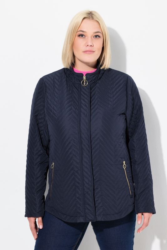 Zigzag Quilted Jacket