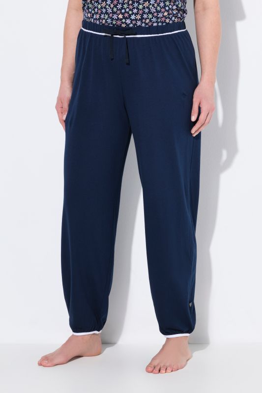 Tapered Leg Elastic Waist Pajama Pants