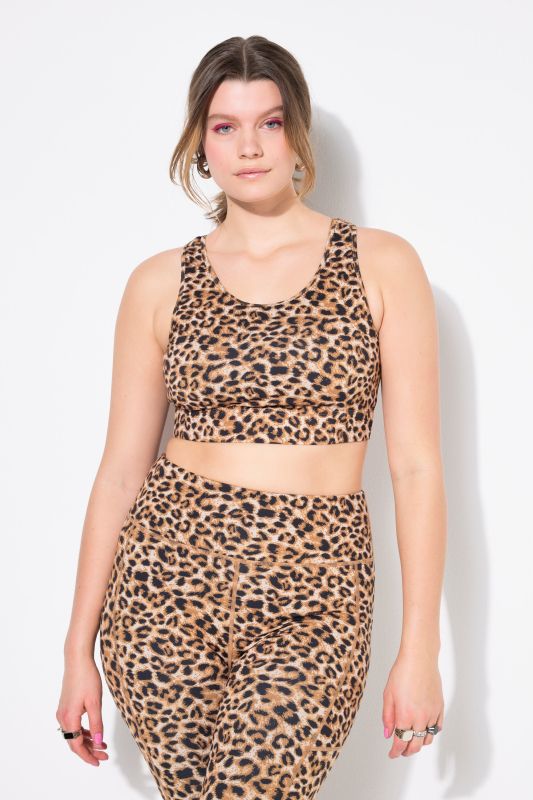 Leopard Print Sports Bra