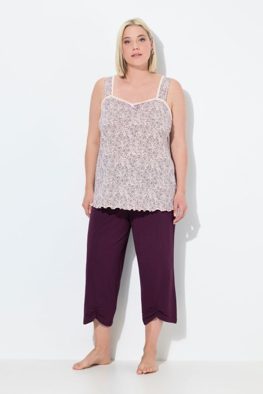 Roses Two Piece Pajama Set
