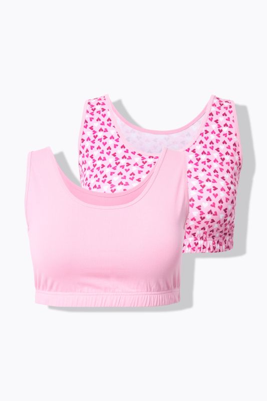 Бюстие комплект от 2 броя с карета и сърца