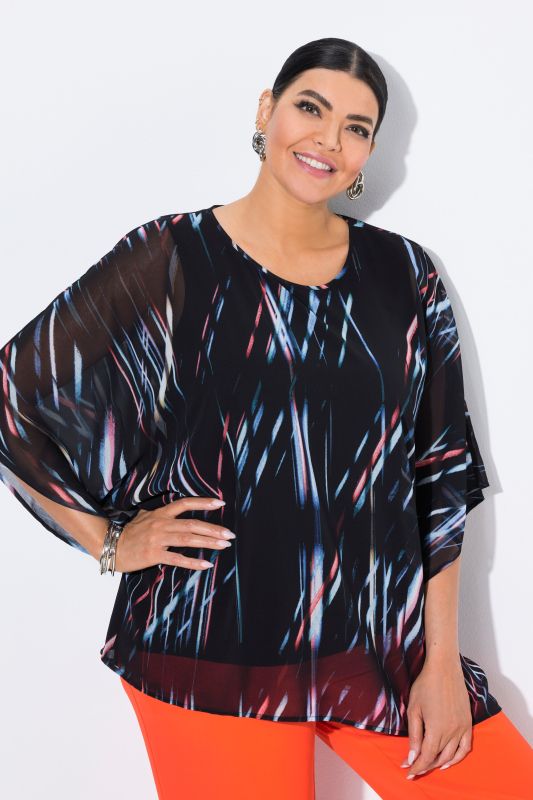 Layered Chiffon Tunic