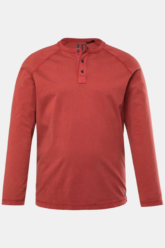 Тениска тип Henley с дълги ръкави