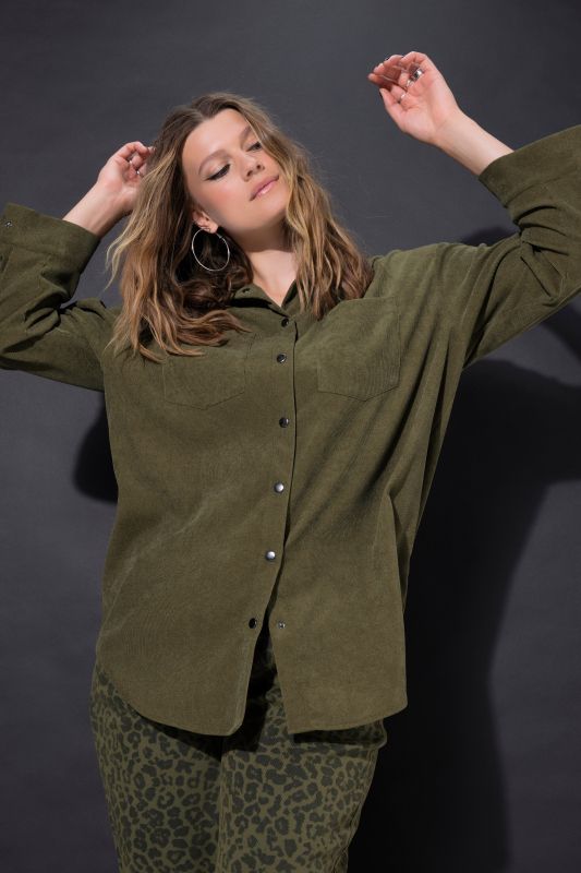 Oversized Fit Corduroy Shirt