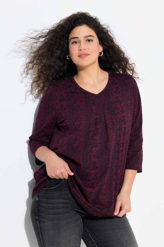 Тениска с микс от принтове