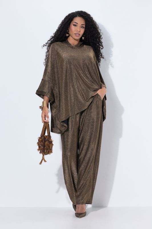 Панталон с бляскав детайл