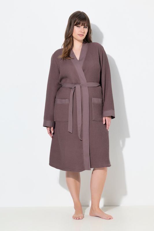 Халат за баня с вафлена структура