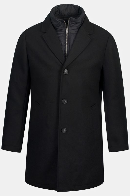 Wool-blend coat