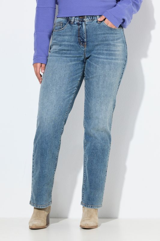 Bow Embroidery Stretch Fit Jeans