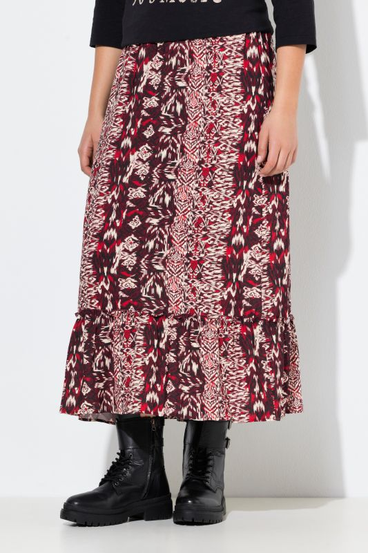 Пола с райета и принт икат