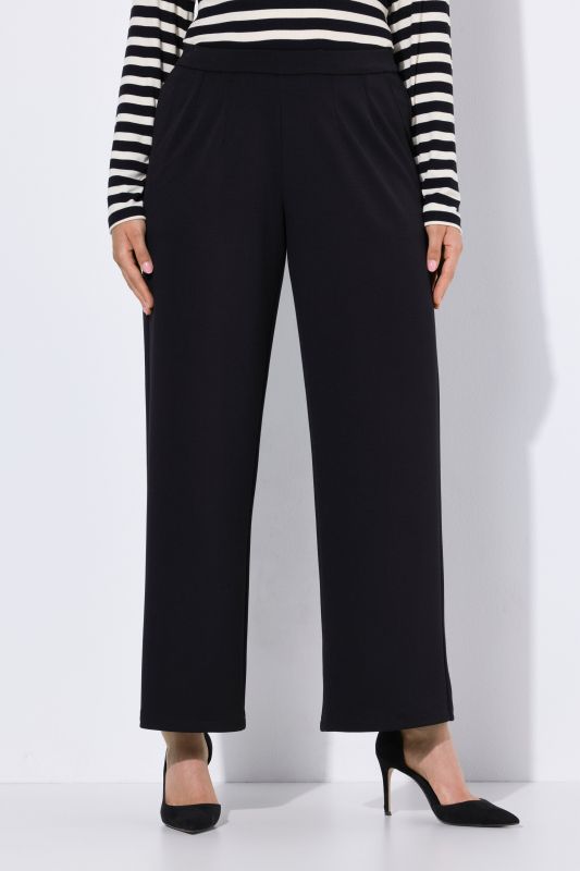 Stretch Fit Wide Leg Dress Pants