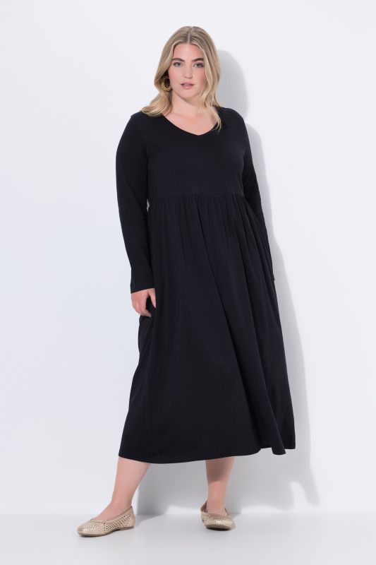 Empire Knit A-Line Pocket Dress