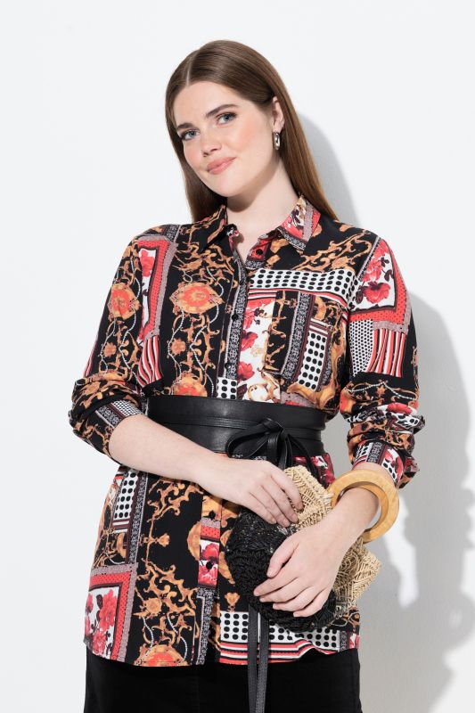 Риза с градски принт