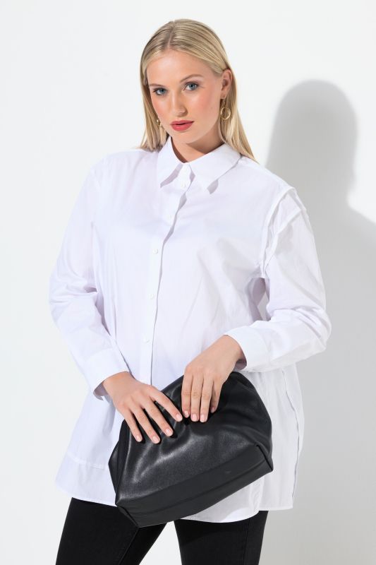 Риза с декоративни шевове