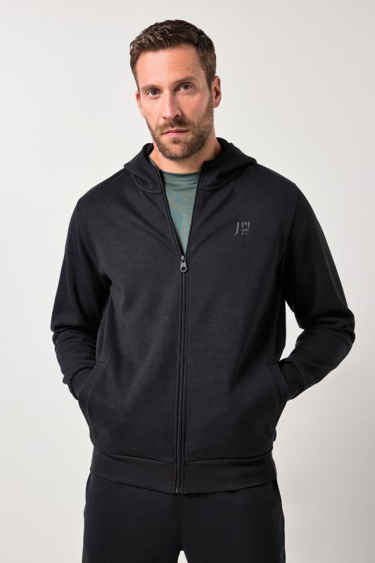 Суитчър спортен с цип и качулка