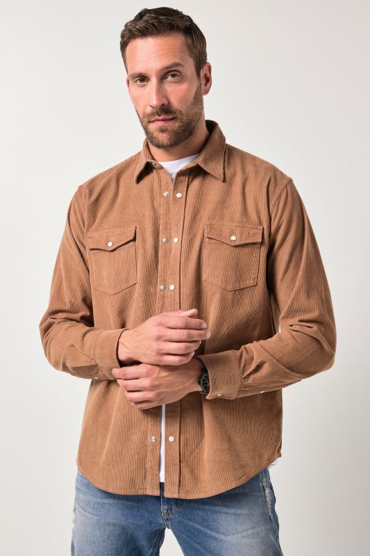 Риза кадифена с дълги ръкави