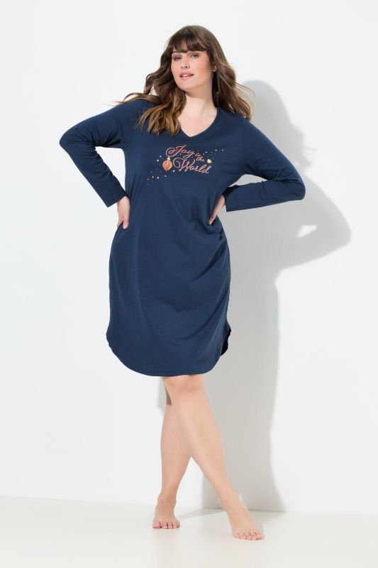 Нощница с коледен принт