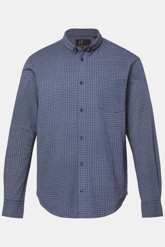 Риза със ситен принт