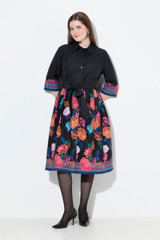 Рокля с копчета и цветя