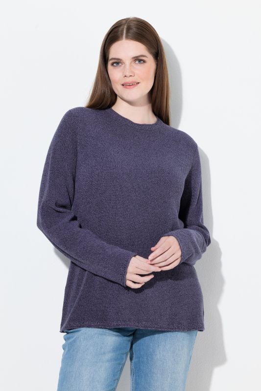 Eco Cotton Ribbed Knit Sweater