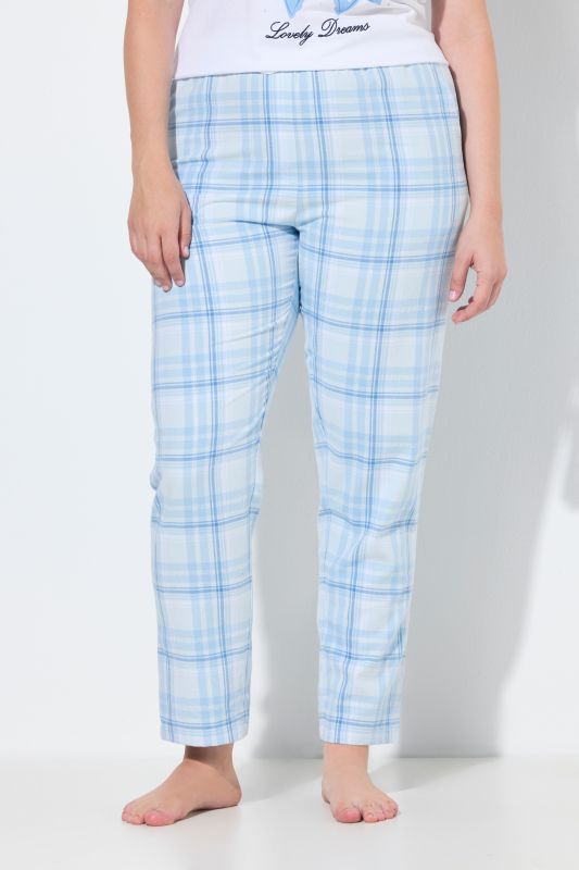 Пижама долнище с кариран принт