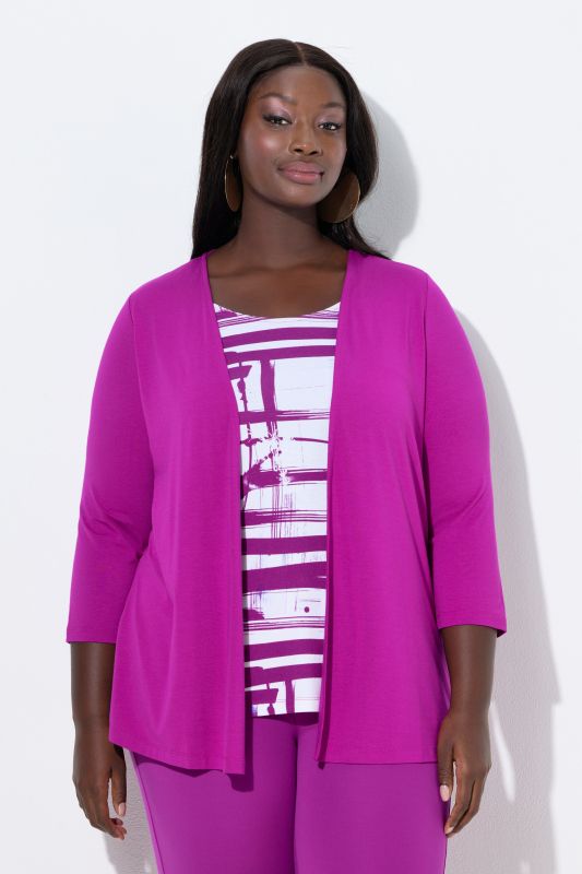 Блуза 2 в 1 с райета