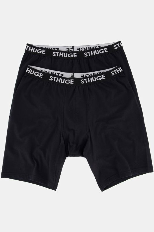 2 Pack of Long Leg Boxer Shorts
