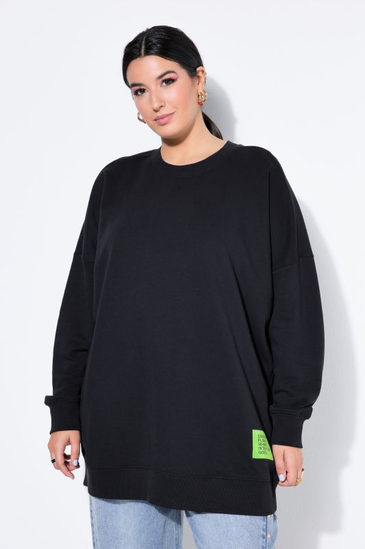 Statement Patch Long Sleeve Sweatshirt