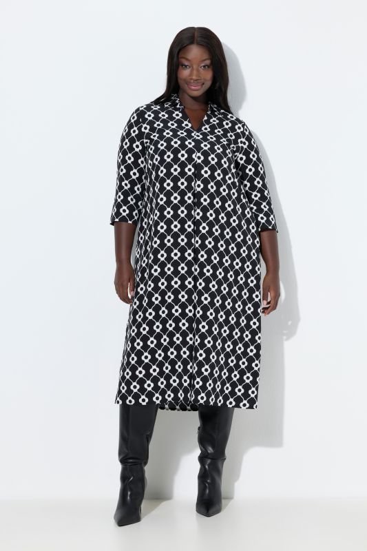 Graphic Flower Dress