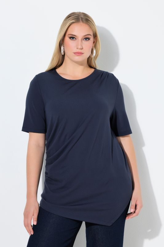 Asymmetric Pointed Hem Tee