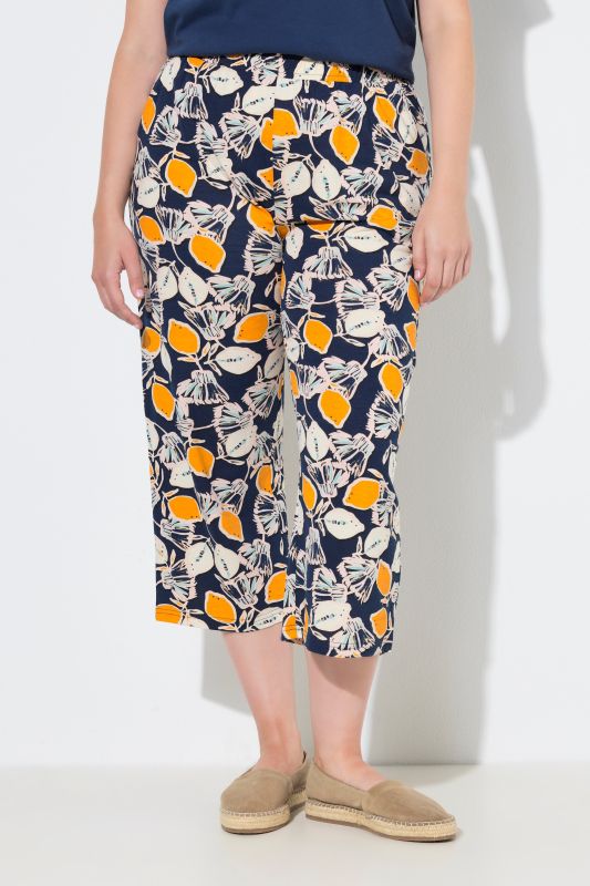 Eco Cotton Lemon Print Culottes