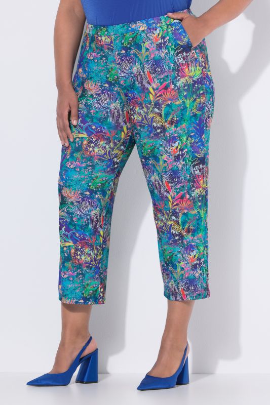 Панталон 7/8 с цветен принт