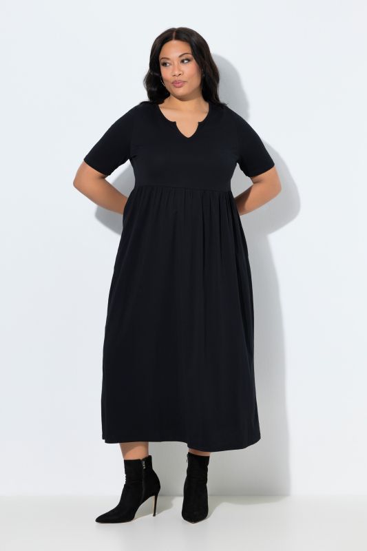 Short Sleeve Jersey Pocket Dress