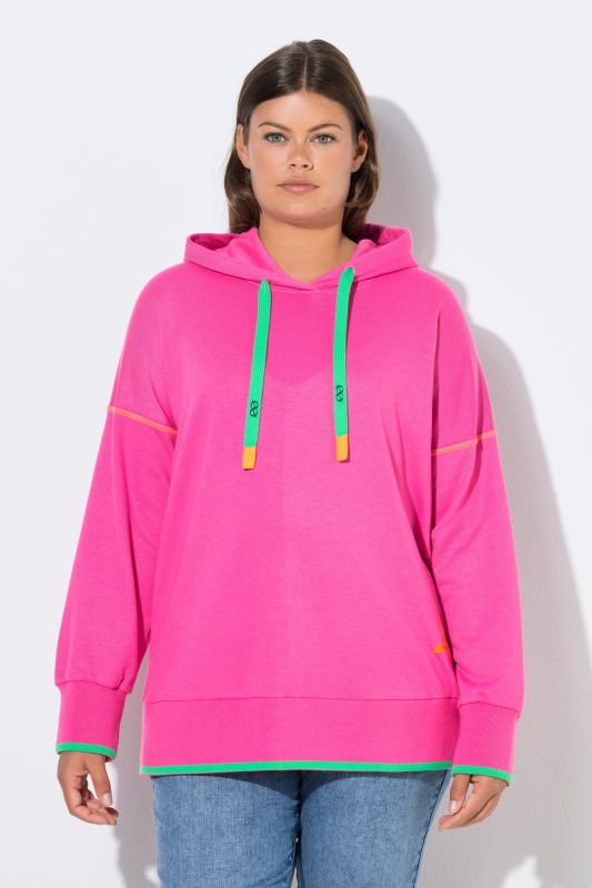 Color Pop Back Print Hoodie