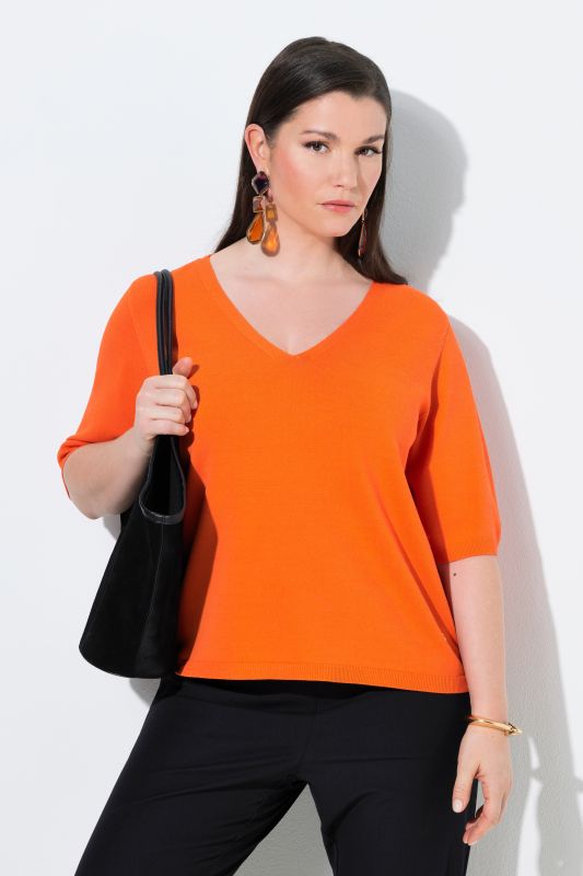 Пуловер с къси ръкави