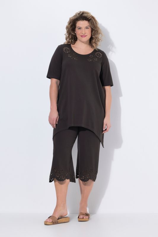 Eco Cotton Handkerchief Hem Knit Tunic