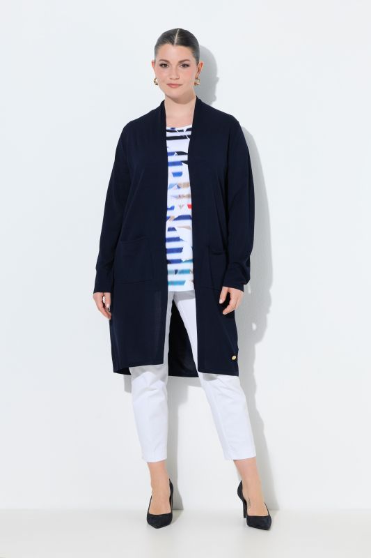 Longline Open Shape Cardigan