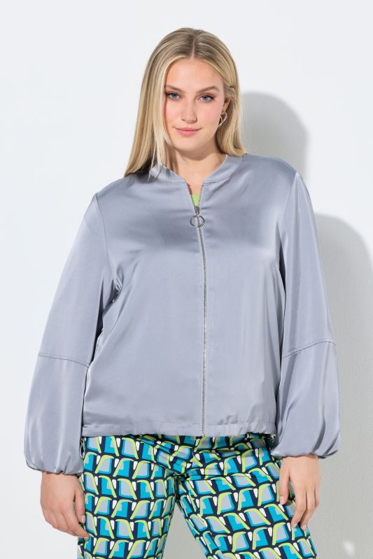 Яке бляскаво с колежанска яка