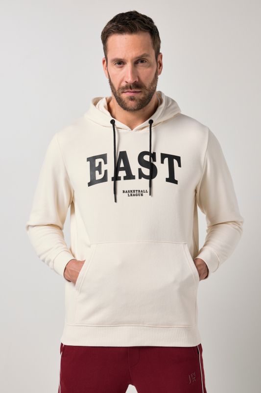 Суитчър с качулка и надпис