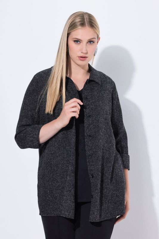 Сако в меланжирани цветове