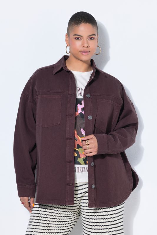 Яке дънково с паднали рамене