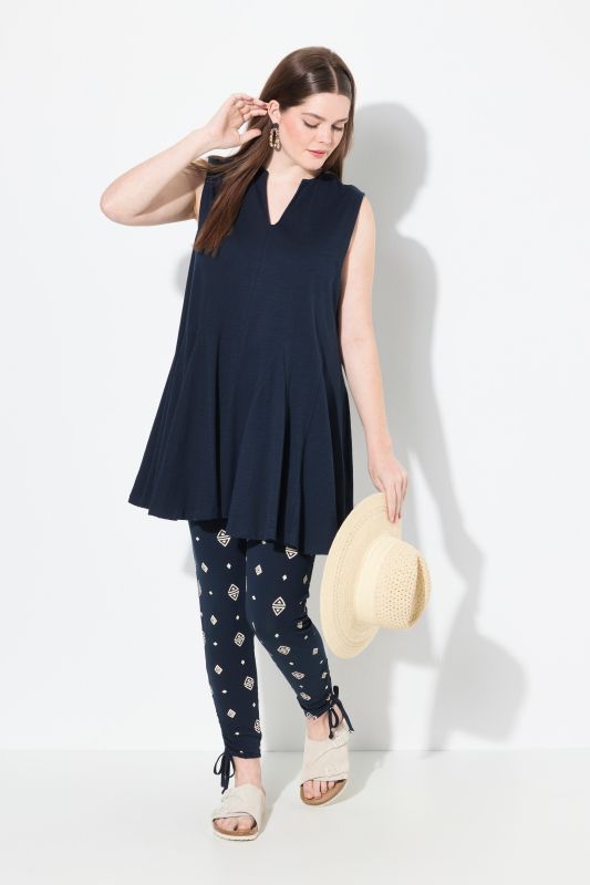 Туника с плисирани акценти