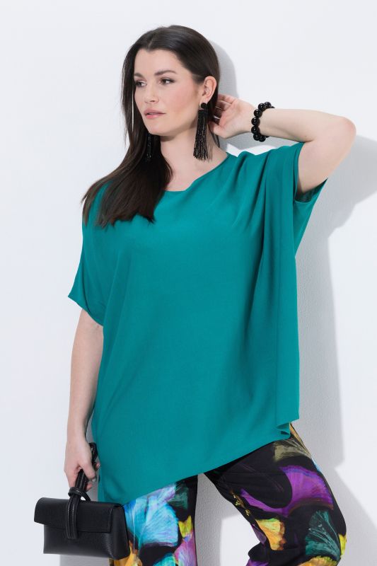 Batwing Sleeve Boat Neck Sweater