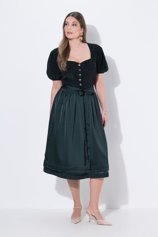 Corduroy Puff Sleeve Dirndl