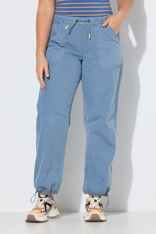 Wide Leg Drawstring Waist Pants