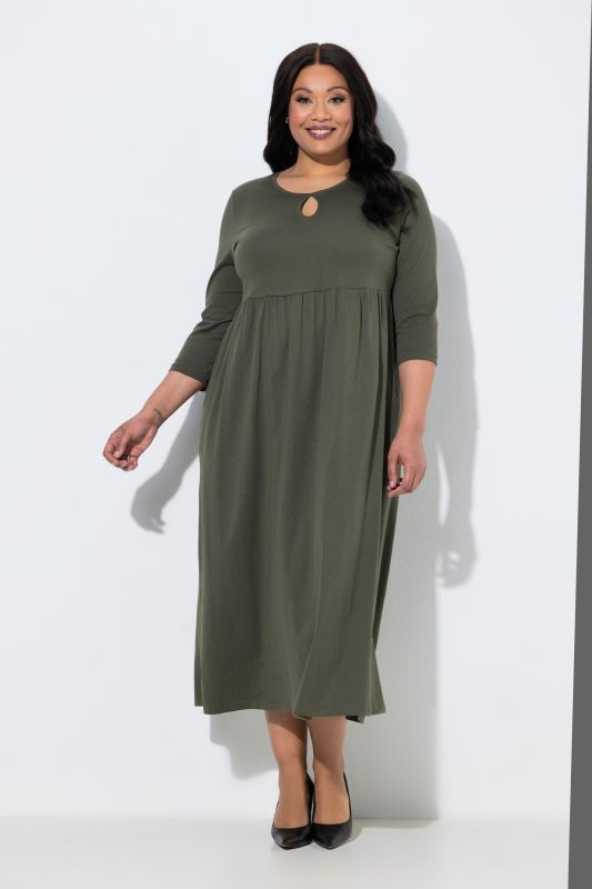 Empire Knit A-Line Pocket Dress
