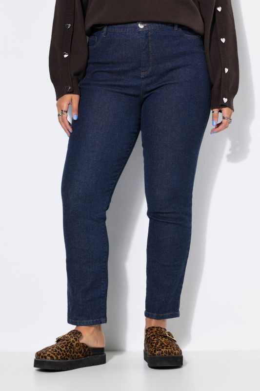 High Waist Wide Mom Jeans