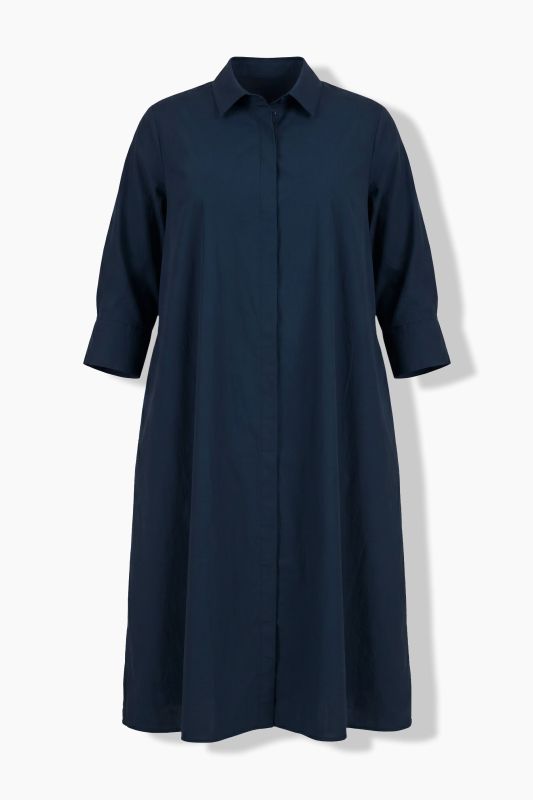 3/4 Sleeve Lyocell Shirt Dress