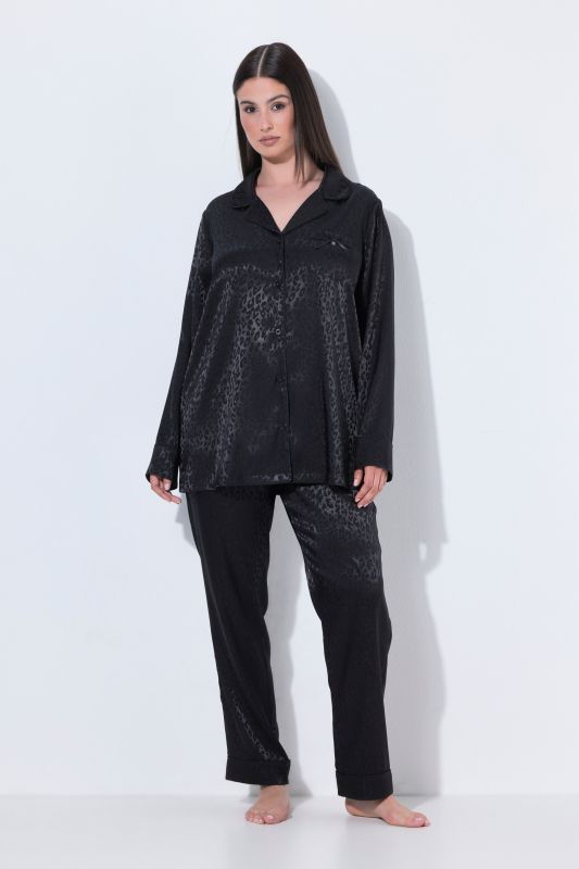 TruYou Leopard Print 2-Piece Pajama Set
