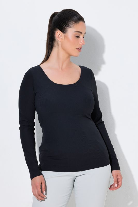 Long Sleeve Built-In Bra Tee